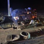 Tragedie pe o șosea din Neamț. Un pasager și-a pierdut viața