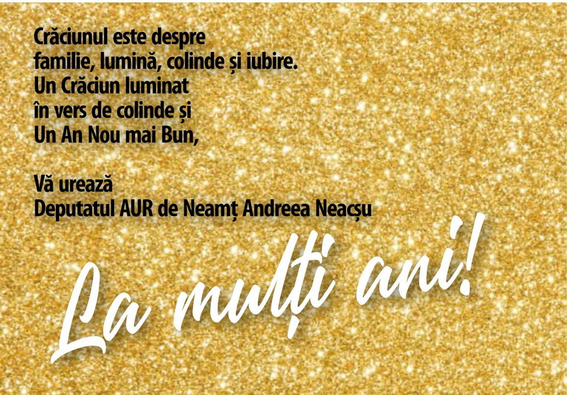 CRĂCIUN 2024 Urările politicienilor nemțeni II