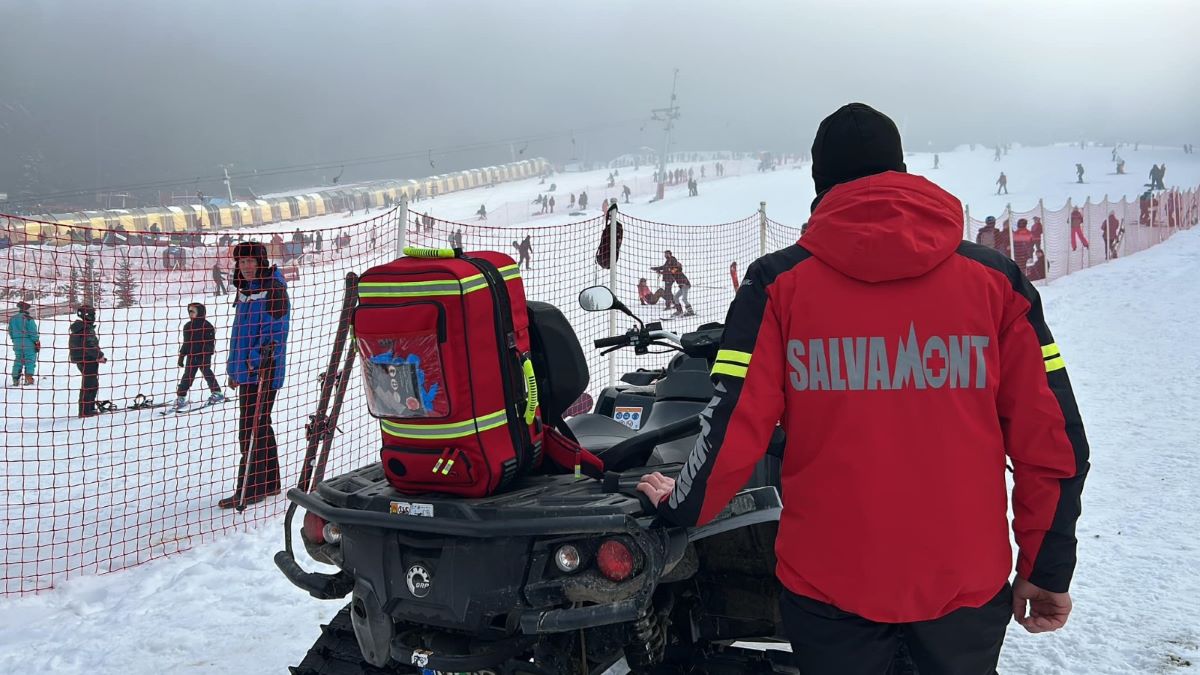 FOTO. Revelion cu intervenții pentru salvatorii montani