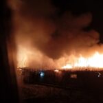 Intervenție de 6 ore pentru stingerea unui incendiu de proporții