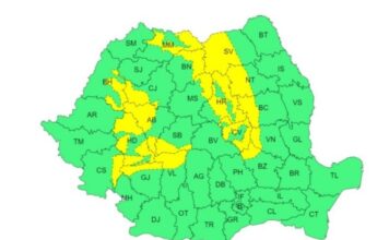 Avertizare meteo de vreme rea: se anunță vijelii, precipitații slabe și polei