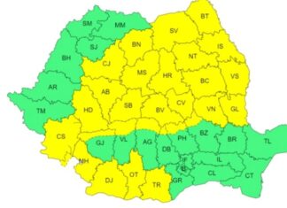 Meteorologii anunță precipitații, vânt puternic și deprecierea regimului termic