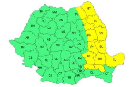 Vremea în Nord-Estul României pentru sfârșitul săptămânii