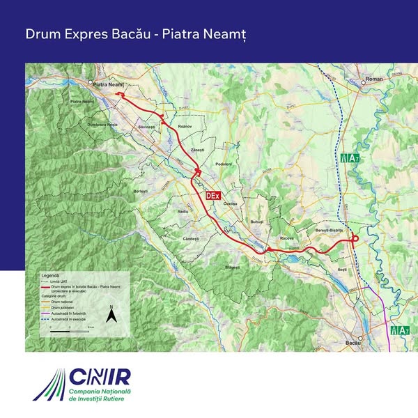 Licitație pentru contractul de consultanță la Drumul Expres Piatra Neamț – Bacău