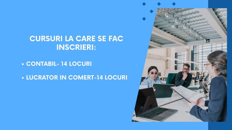 Cursuri de formare profesională la Piatra Neamț