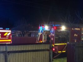 FOTO. Un bărbat și-a pierdut viața într-un incendiu care i-a cuprins casa