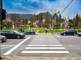 Piatra-Neamț. O nouă trecere de pietoni în Piața Ștefan cel Mare