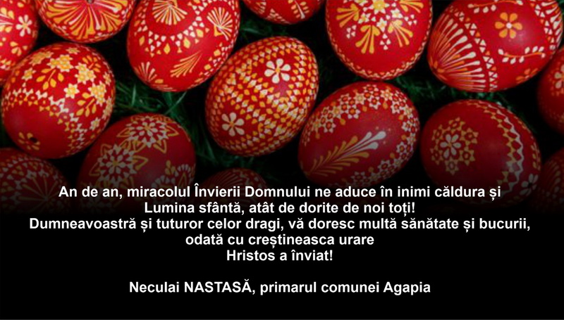 PAȘTE 2025 Urările primăriilor din mediul rural din județul Neamț