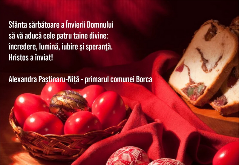 PAȘTE 2025 Urările primăriilor din mediul rural din județul Neamț