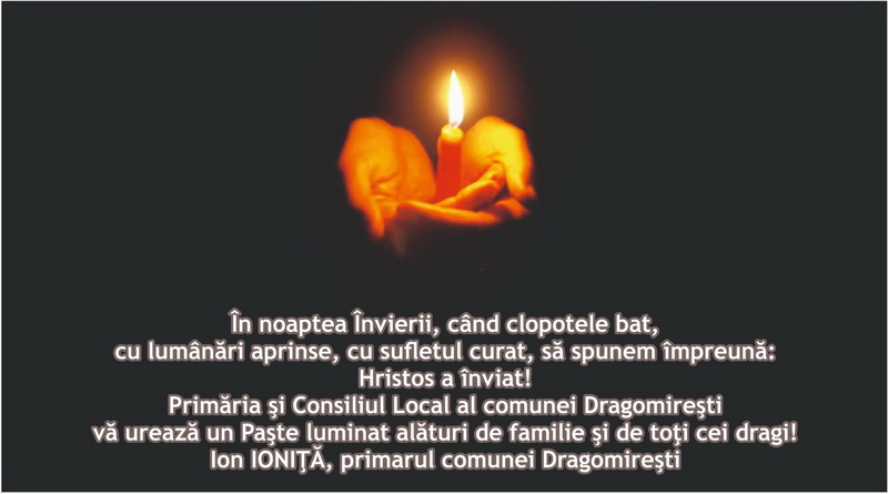 PAȘTE 2025 Urările primăriilor din mediul rural din județul Neamț