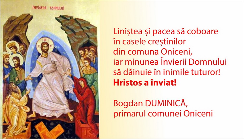 PAȘTE 2025 Urările primăriilor din mediul rural din județul Neamț