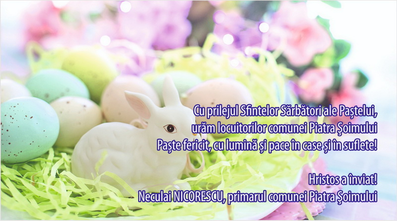 PAȘTE 2025 Urările primăriilor din mediul rural din județul Neamț