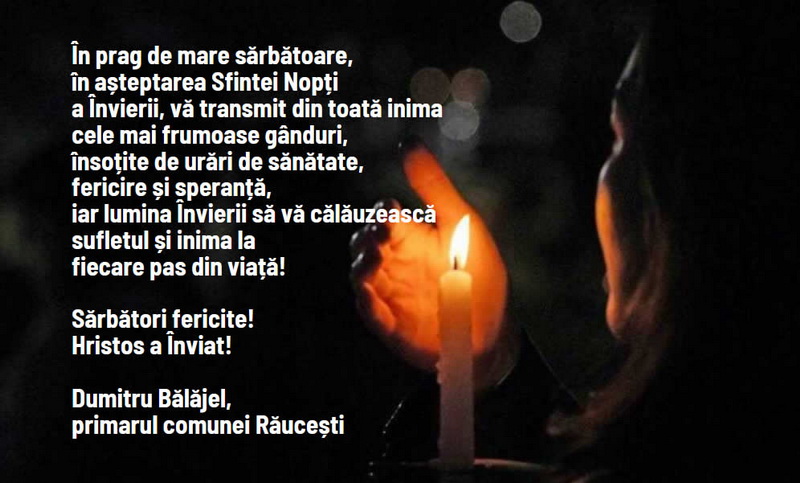 PAȘTE 2025 Urările primăriilor din mediul rural din județul Neamț