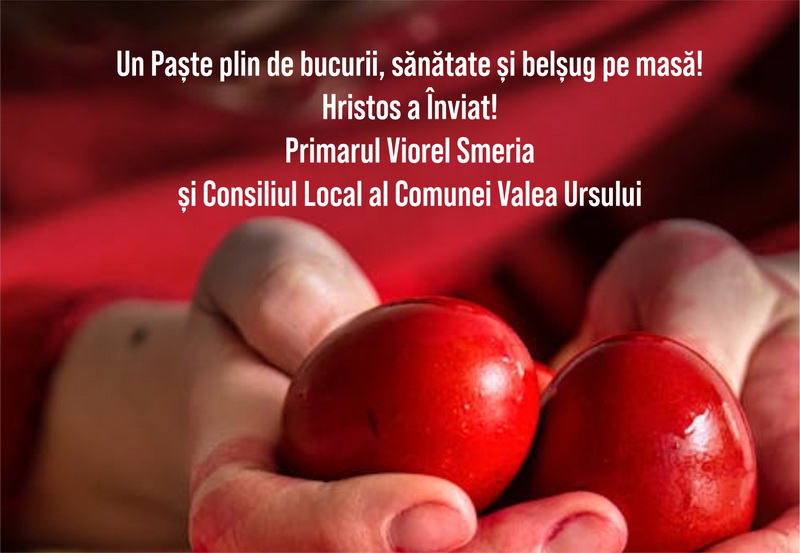 PAȘTE 2025 Urările primăriilor din mediul rural din județul Neamț