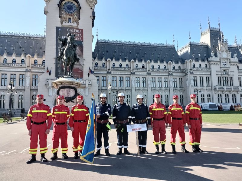 Video-foto. Salvatorii nemțeni, pe podium la etapa zonală a Competiției Naționale de Descarcerare și Prim Ajutor Calificat