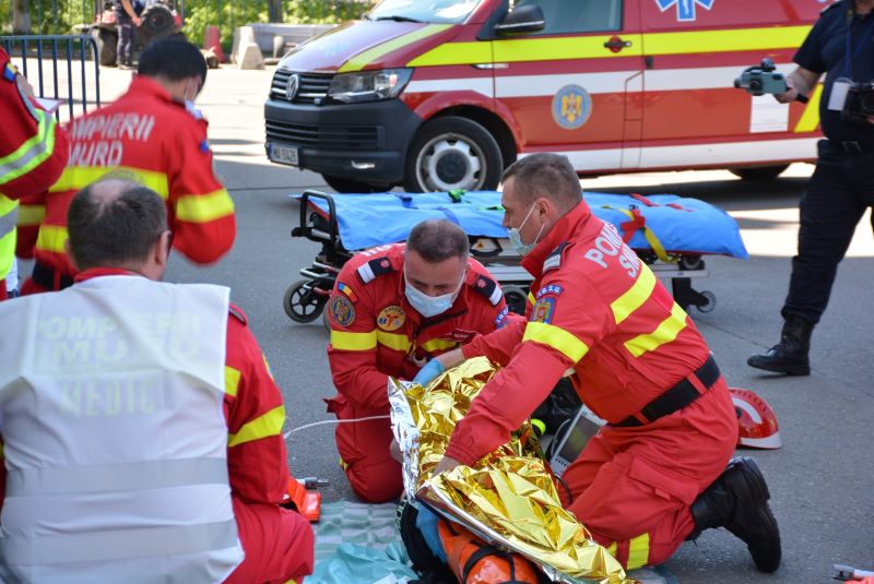 Video-foto. Salvatorii nemțeni, pe podium la etapa zonală a Competiției Naționale de Descarcerare și Prim Ajutor Calificat