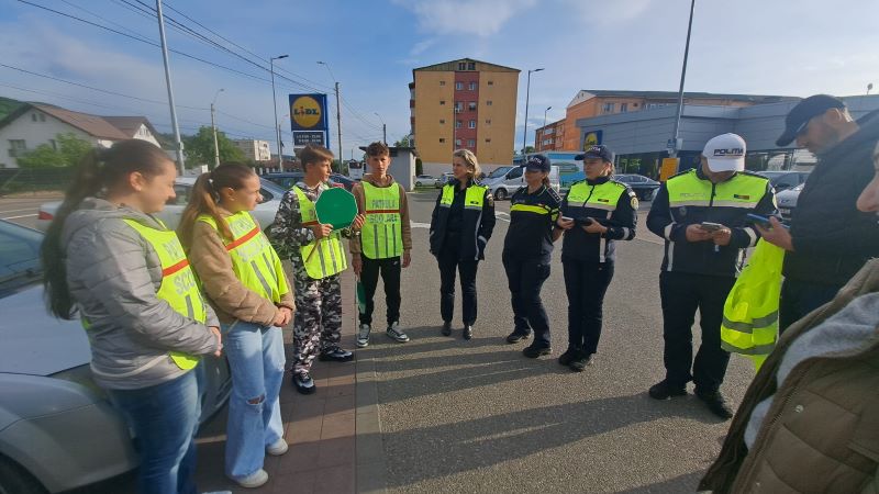 Neamț: Patrula școlară în acțiune în cadrul Săptămânii Naționale a Siguranței Rutiere