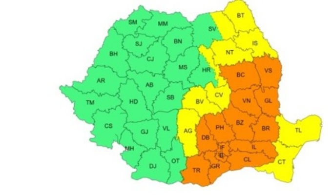 Meteorologii avertizează: risc de inundații, ploi puternice până miercuri, 28 mai!