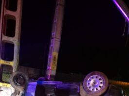 Neamț. Tineri răniți după ce s-au răsturnat cu mașina