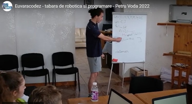 Tabără de robotică într-o pădure din Bacău pentru copiii din Neamț