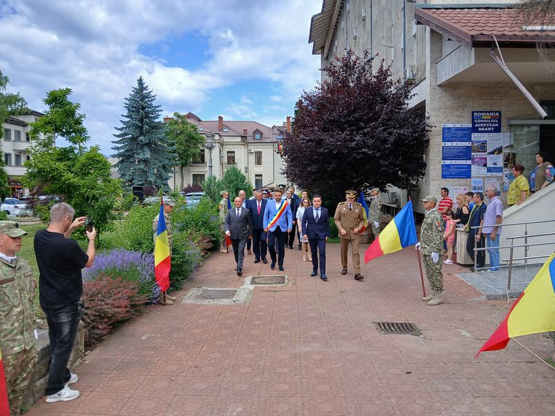 FOTO. Ziua Drapelului Național al României la Piatra Neamț