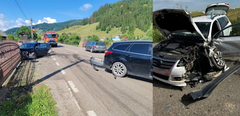 Accidente în lanț la Suceava. Cinci persoane rănite în Ortoaia, alte patru la Cotu Dobei