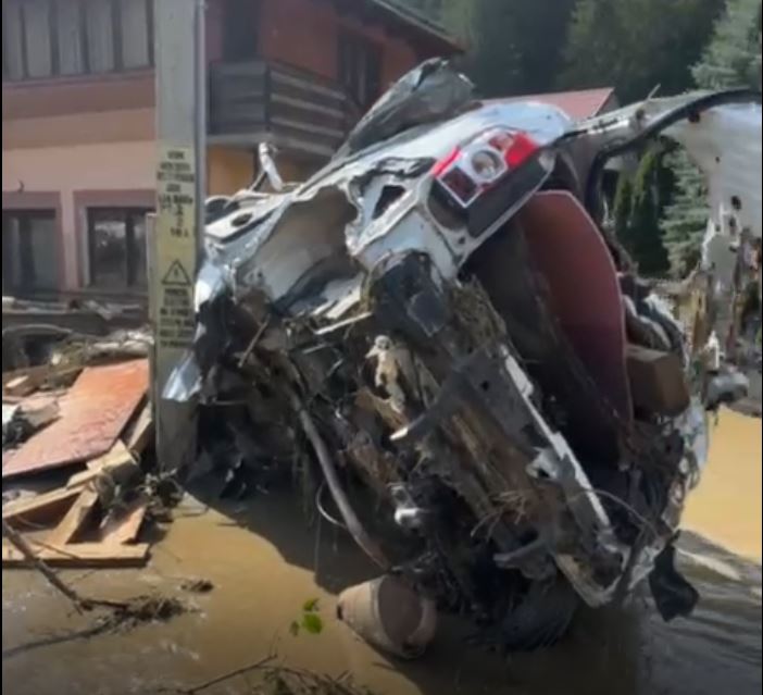 VIDEO. Noi imagini de la inundațiile din județul Suceava