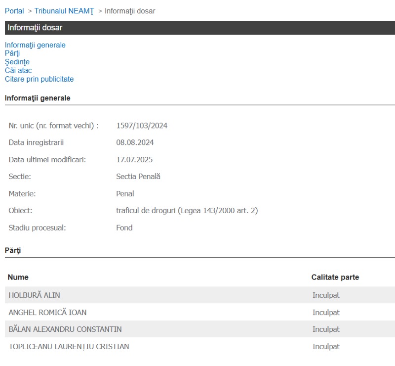 Neamț. Condamnări în dosarul elevului care a dat bacalaureatul în arest