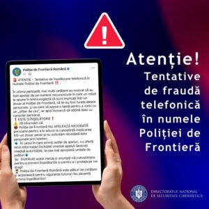 Tentative de fraudă în numele Poliției de Frontieră