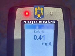 Bacău. Video. Filmat de polițiști, noaptea pe șosea, la “Formula 1” ajutat de câteva beri!