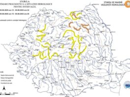 Cod galben de furtuni și cod portocaliu de inundații în județele Neamț și Suceava