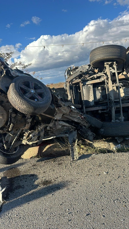 Video-foto. Iași: accident mortal pe E58– două persoane și-au pierdut viața