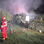 VIDEO. Botoșani. Tragedie la Ștefănești: bărbat găsit decedat în casa în flăcări