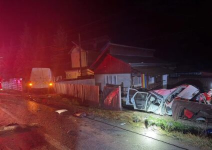 Suceava. Accident mortal între o autoutilitară și un autoturism