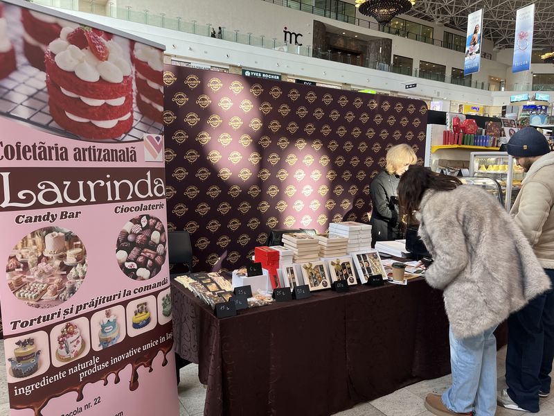 Foto-Video. Chocolate Saga Iași 2025: Trei zile dulci la Palas Mall, între ciocolată artizanală și artă comestibilă 9 Foto-Video. Chocolate Saga Iași 2025: Trei zile dulci la Palas Mall, între ciocolată artizanală și artă comestibilă