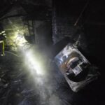 FOTO. Incendiu devastator de la un scurtcircuit electric