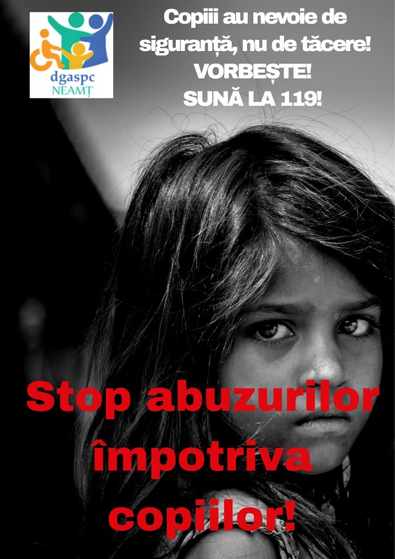19 noiembrie – Ziua mondială de prevenire a abuzului și violenței împotriva copiilor