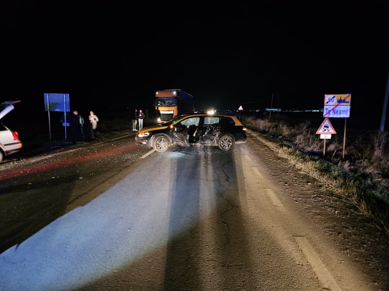 FOTO. Neamț. Accident la Timișești