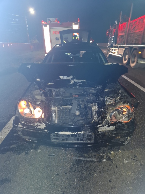 Neamț. Mașină grav avariată într-un accident la Alexandru cel Bun