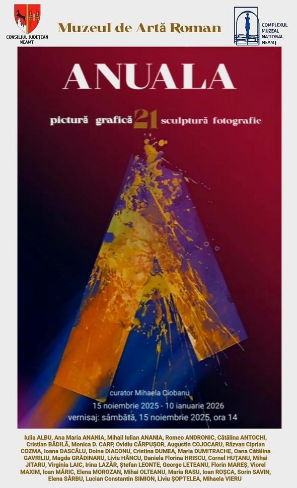 Anuala de pictură, grafică, sculptură și fotografie – ediția XXI, la Roman