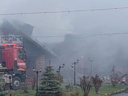 Video – Foto Incendiu catastrofal la o pensiune din Gura Humorului. O femeie și-a pierdut viața