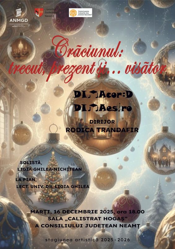 „Crăciunul: trecut, prezent și… visător”, un recital coral dedicat sărbătorilor de iarnă