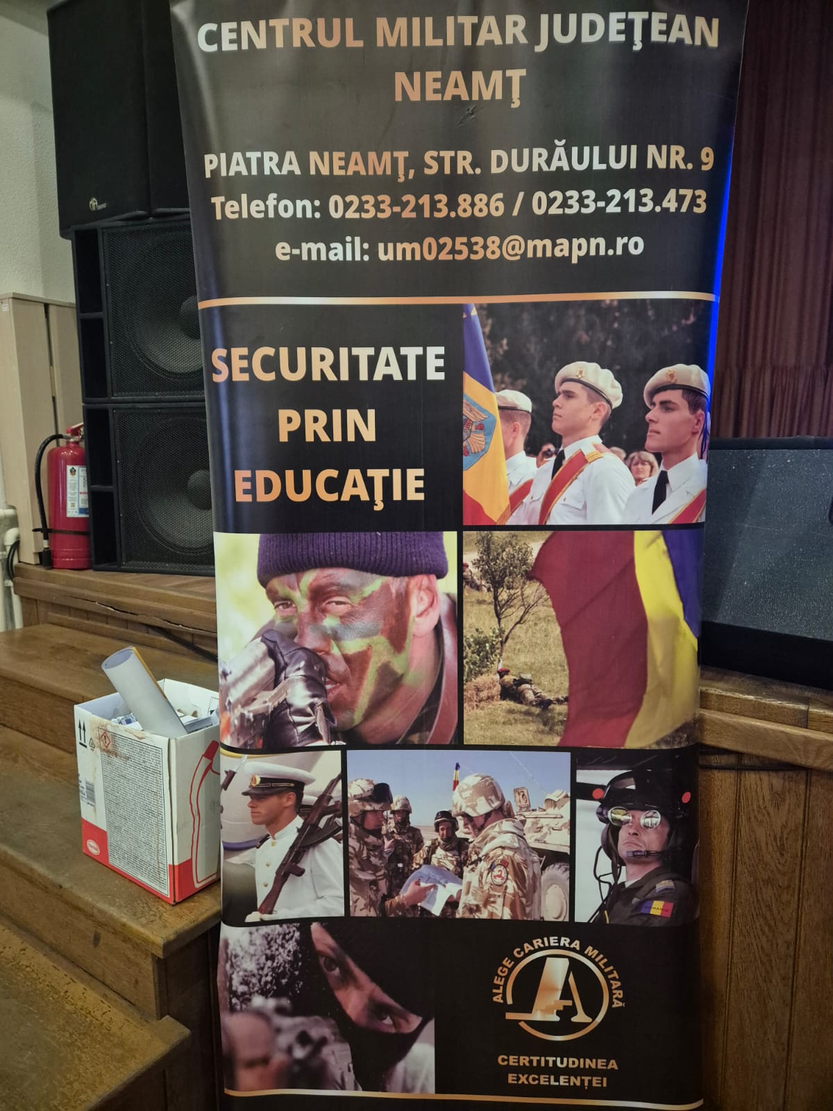 Video-Foto. Parteneriat Școala–Armata, la Vânători-Neamț