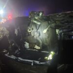 Accident cu mașină răsturnată într-o comună suceveană. Șoferul a fost găsit încarcerat și inconștient