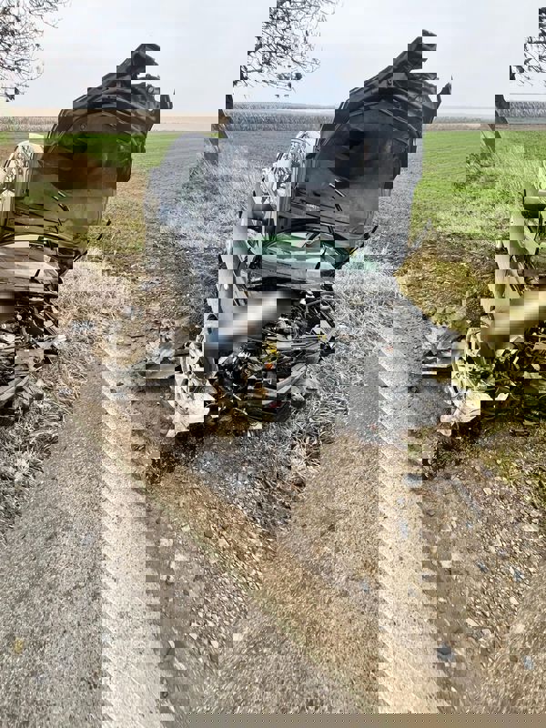 FOTO. Două accidente produse la un minut distanță în județul Botoșani