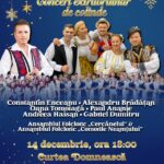 Concert extraordinar de colinde pe 14 decembrie la Curtea Domnească