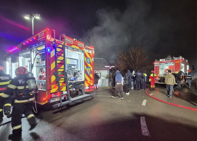 Suceava. Bărbat decedat în urma unui incendiu devastator