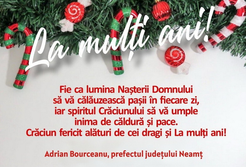 Mesajele politicienilor din Neamț de Crăciun