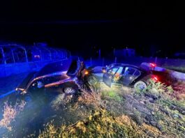 Accident cu două autoturisme la Pângărați. Un bărbat a ajuns la spital