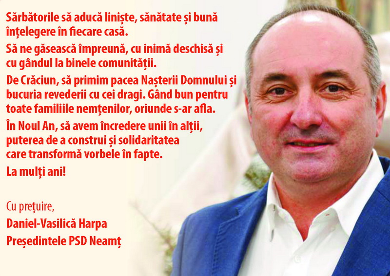 Mesajele politicienilor din Neamț de Crăciun